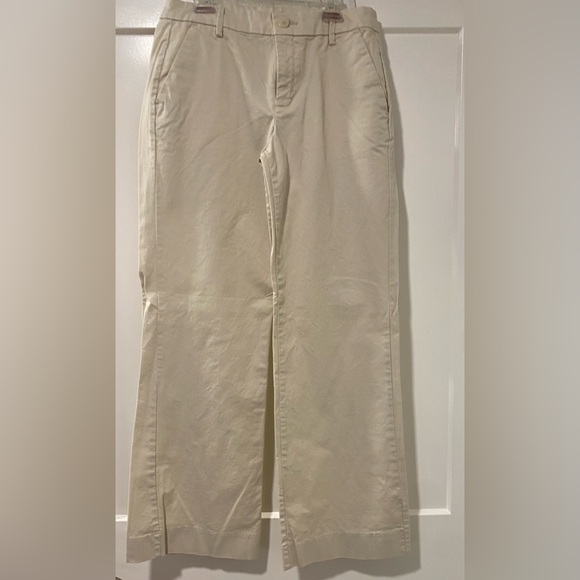 Gap- slanted Side Pocket - Chino Khakis - 100% Cotton - Size 4 A/Short - Picture 2 of 4